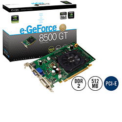 EVGA - Product Specs - e-GeForce 8500 GT