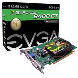 EVGA GeForce 9400 GT (512-P3-N940-LR)