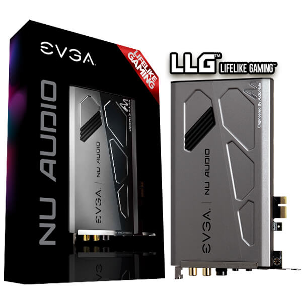 EVGA 712-P1-AN01-KR  NU Audio Card, 712-P1-AN01-KR, Lifelike Audio, PCIe, RGB LED, Designed with Audio Note (UK)