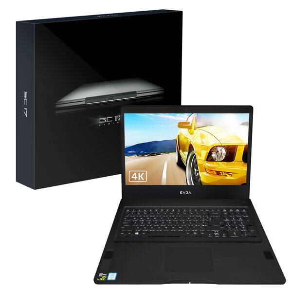 EVGA 758-21-2633-T1  SC17 980 17.3" 4K Gaming Laptop, Intel Core i7, GeForce GTX 980m, 32 GB DDR4, 256 GB SSD, 1 TB HDD, 758-21-2633-T1