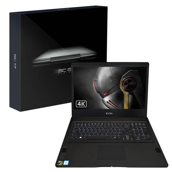 EVGA 758-41-2633-T1  SC17 1070 17.3" 4K Gaming Laptop, Intel Core i7, GeForce GTX 1070, 32 GB DDR4, 256 GB SSD, 1 TB HDD, 758-41-2633-T1