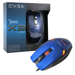 EVGA TORQ X3L Gaming Mouse, Customizable, 5000 DPI, 5 Profiles, 8 Buttons, Ambidextrous 901-X1-1031-KR