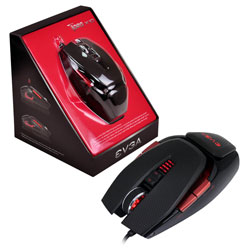 EVGA TORQ X10 Gaming Mouse with Custom Height and Weight, 8200 DPI, Profile Management, 9 Buttons, Ambidextrous 901-X1-1103-KR (901-X1-1103-KR)