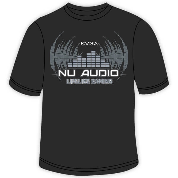 EVGA Z305-00-000233  Audio Bars T-Shirt (Medium) (Soft Cotton)