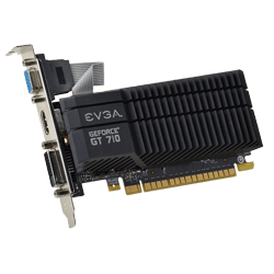 EVGA 02G-P3-3712-RX  GeForce GT 710, 02G-P3-3712-RX, 2GB GDDR5, Passive, Low Profile