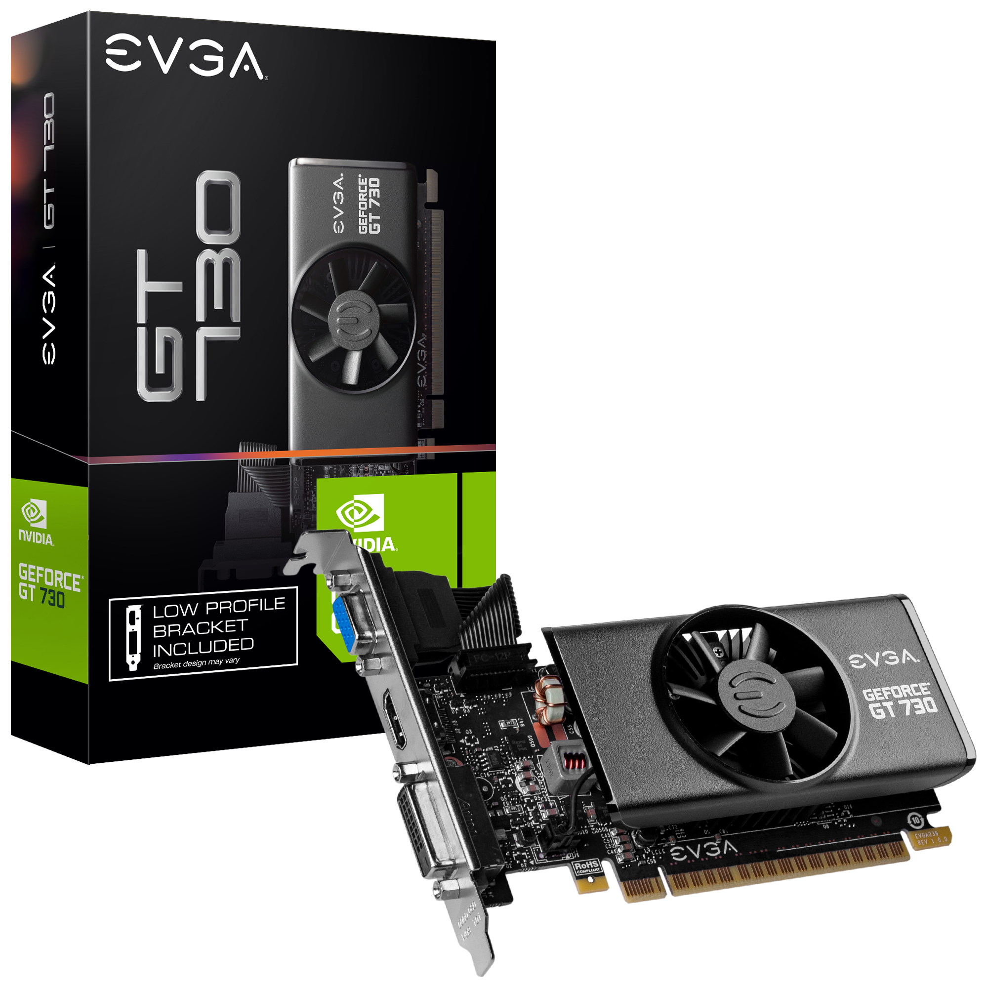Effectiveness Dairy products law EVGA - Products - EVGA GeForce GT 730 2GB (Low Profile) - 02G-P3-3733-KR