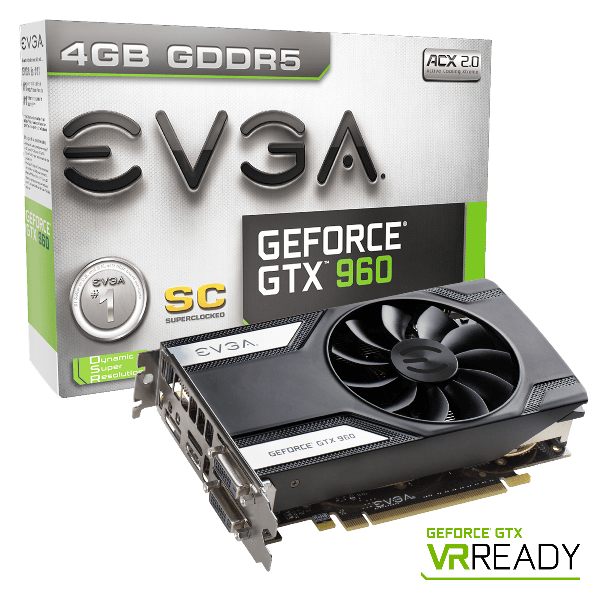EVGA - Asia - Products - EVGA GeForce GTX 960 4GB SC GAMING - 04G 