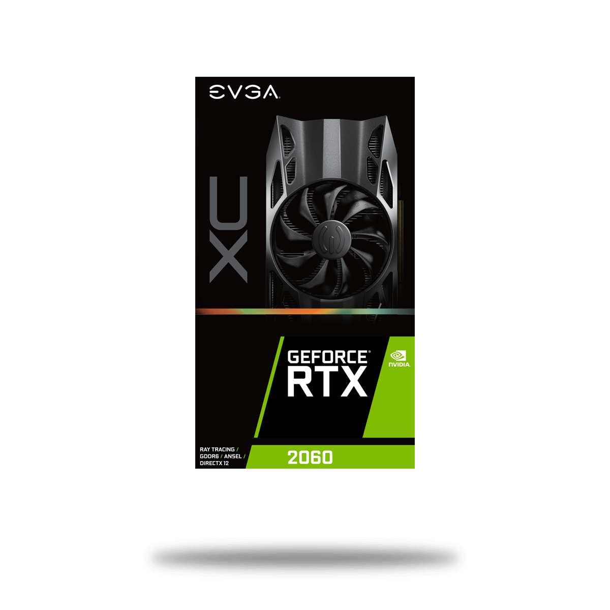 EVGA GeForce RTX 2060 XC Gaming HDB Fan Carte Graphique 06G-P4-2063-KR 6GB GDDR6 