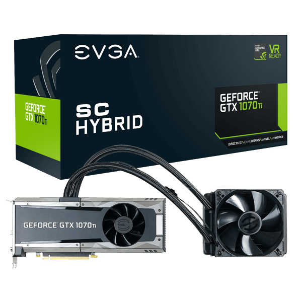 Evga Products Evga Geforce Gtx 1070 Ti Gaming 08g P4 5678 Kr 8gb Gddr5 Sc Hybrid Led 08g P4 5678 Kr