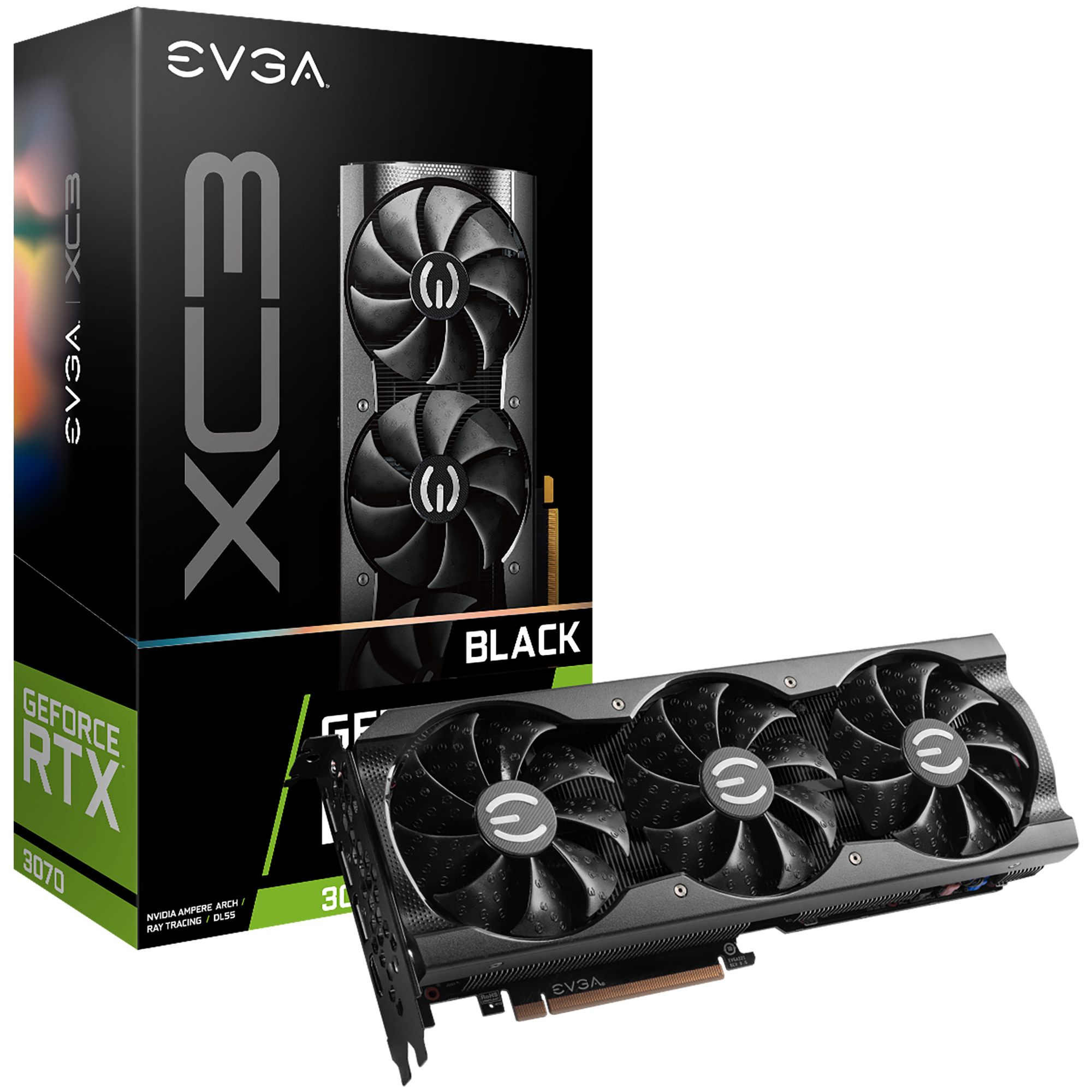 EVGA - Products - EVGA GeForce RTX 3070 XC3 BLACK GAMING, 08G-P5 