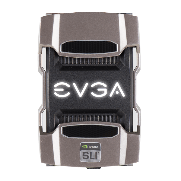 EVGA 100-2W-0025-LR  PRO SLI Bridge HB, 0 Slot Spacing, LED with 4 Preset Colors, 100-2W-0025-LR