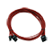 1600W G2/P2/T2 Red Additional Power Supply Cable Set (Individually Sleeved) (100-CR-1600-B9) - Image 4