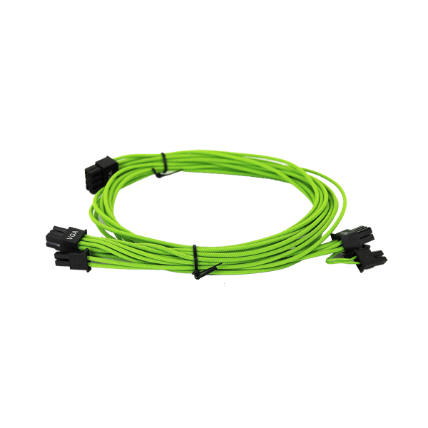 EVGA 100-G2-06GG-B9 450-650 B3/B5/G2/G3/G5/GP/GM/P2/PQ/T2 Green Power Supply Cable Set (Individually Sleeved)