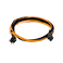 450-650 G2/G3/G5/GP/GM/P2/PQ/T2 Orange/Black Power Supply Cable Set (Individually Sleeved) (100-G2-06KO-B9) - Image 4