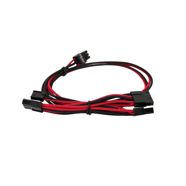 EVGA 100-G2-06KR-B9 450-650 B3/B5/G2/G3/G5/GP/GM/P2/PQ/T2 Red/Black Power Supply Cable Set (Individually Sleeved)