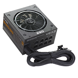 EVGA 110-BQ-0650-RX  650 BQ, 80+ BRONZE 650W, Semi Modular, 1 Year Warranty, Power Supply 110-BQ-0650-RX