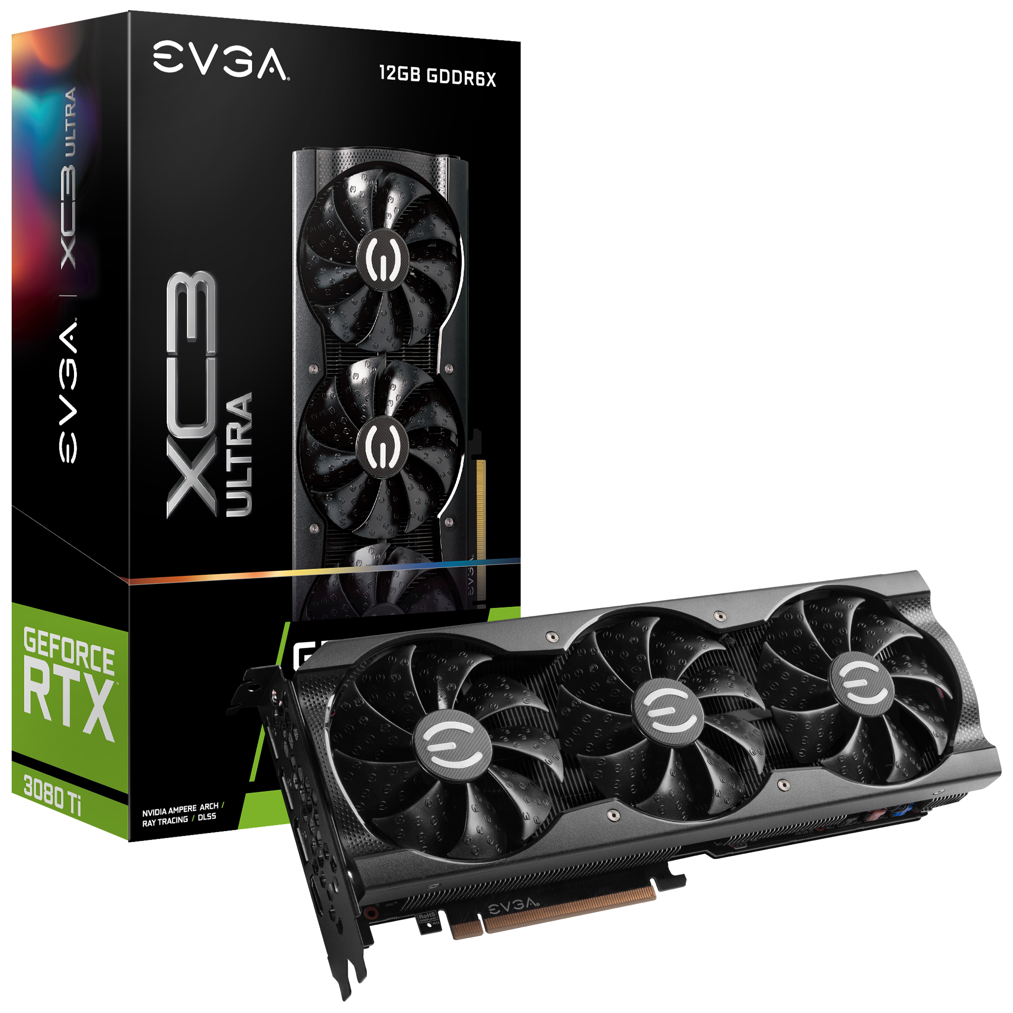 hver for sig Imagination squat EVGA - Products - EVGA GeForce RTX 3080 Ti XC3 ULTRA GAMING,  12G-P5-3955-KR, 12GB GDDR6X, iCX3 Cooling, ARGB LED, Metal Backplate -  12G-P5-3955-KR