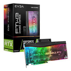 EVGA 12G-P5-4879-KL  GeForce RTX 3080 12GB FTW3 ULTRA HYDRO COPPER GAMING, 12G-P5-4879-KL, 12GB GDDR6X, ARGB LED, Metal Backplate, LHR