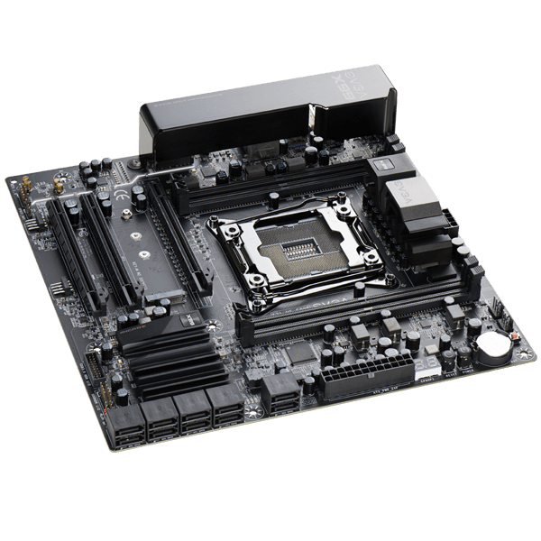 EVGA 131-HE-E095-RX  X99 Micro2, 131-HE-E095-RX, LGA 2011v3, Intel X99, SATA 6Gb/s, USB 3.1, USB 3.0, mATX, Intel Motherboard