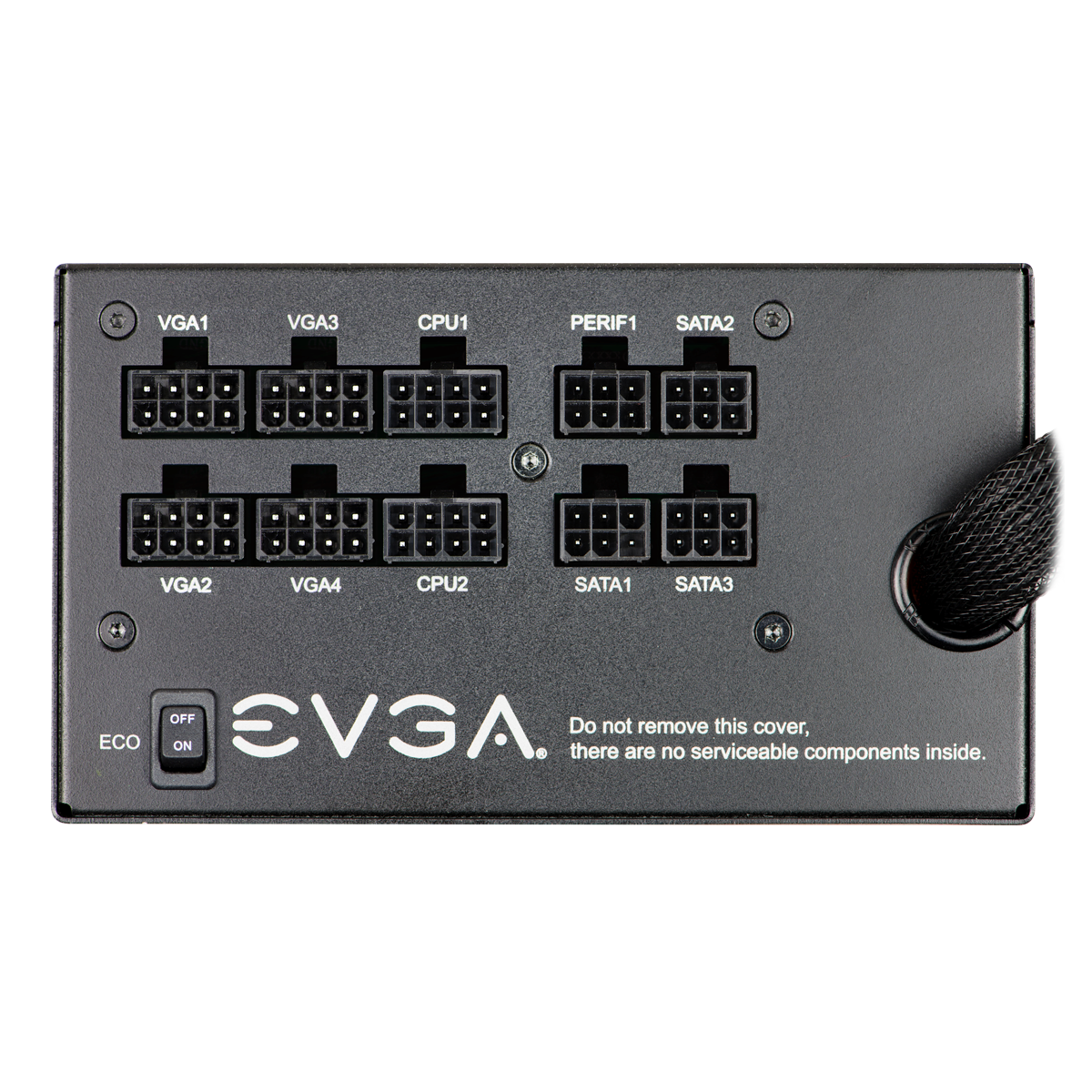 Fuente de alimentación 80+ GOLD 750W Semi Modular EVGA 210-GQ-0750 750 GQ EVGA Modo ECO 