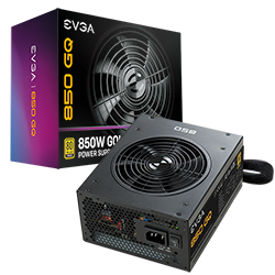 EVGA 210-GQ-0850-V1  850 GQ, 80+ GOLD 850W, Semi Modular,  ECO Mode, 5 Year Warranty, Power Supply 210-GQ-0850-V1