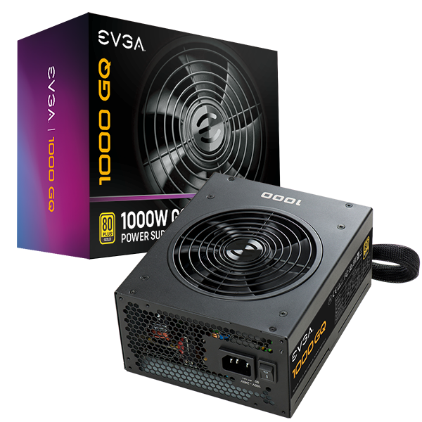 EVGA 210-GQ-1000-V1  1000 GQ, 80+ GOLD 1000W, Semi Modular,  ECO Mode, 5 Year Warranty, Power Supply 210-GQ-1000-V1