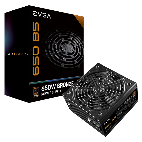 Publiciteit bitter spade EVGA - Products - EVGA 650 B5, 80 Plus BRONZE 650W, Fully Modular, EVGA ECO  Mode, 5 Year Warranty, Compact 150mm Size, Power Supply 220-B5-0650-V1 -  220-B5-0650-V1