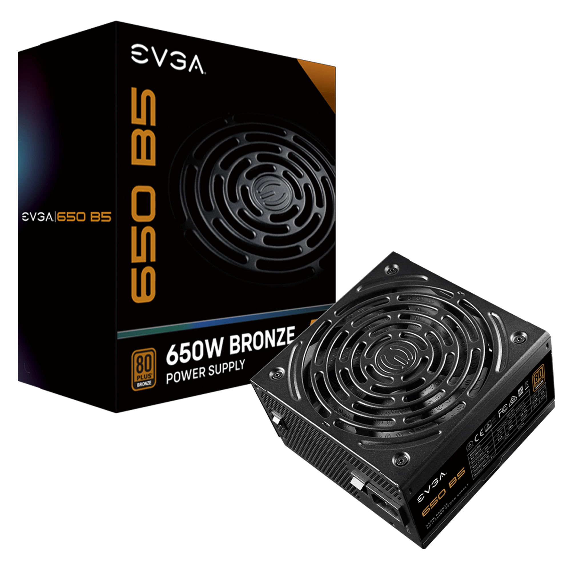 EVGA - Products - EVGA 650 B5, 80 Plus BRONZE 650W, Fully Modular