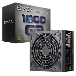 EVGA 220-G3-1000-X1  SuperNOVA 1000 G3, 80 Plus Gold 1000W, Fully Modular, Eco Mode with New HDB Fan, 10 Year Warranty, Includes Power ON Self Tester, Compact 150mm Size, Power Supply 220-G3-1000-X1