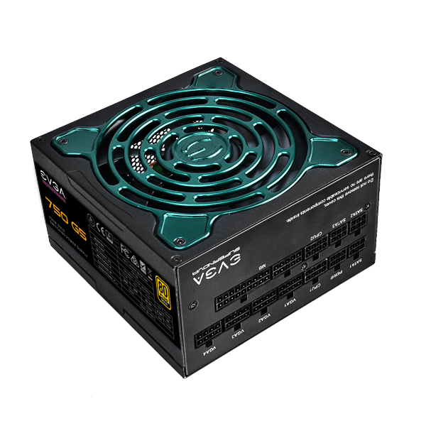 EVGA 220-G5-0750-RX  SuperNOVA 750 G5, 80 Plus Gold 750W, Fully Modular, Eco Mode with FDB Fan, 1 Year Warranty, Compact 150mm Size, Power Supply 220-G5-0750-RX
