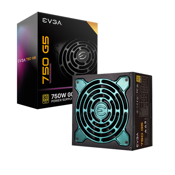 EVGA 220-G5-0750-X7  SuperNOVA 750 G5, 80 Plus Gold 750W, Fully Modular, Eco Mode with FDB Fan, 10 Year Warranty, Includes Power ON Self Tester, Compact 150mm Size, Power Supply 220-G5-0750-X7(TW)