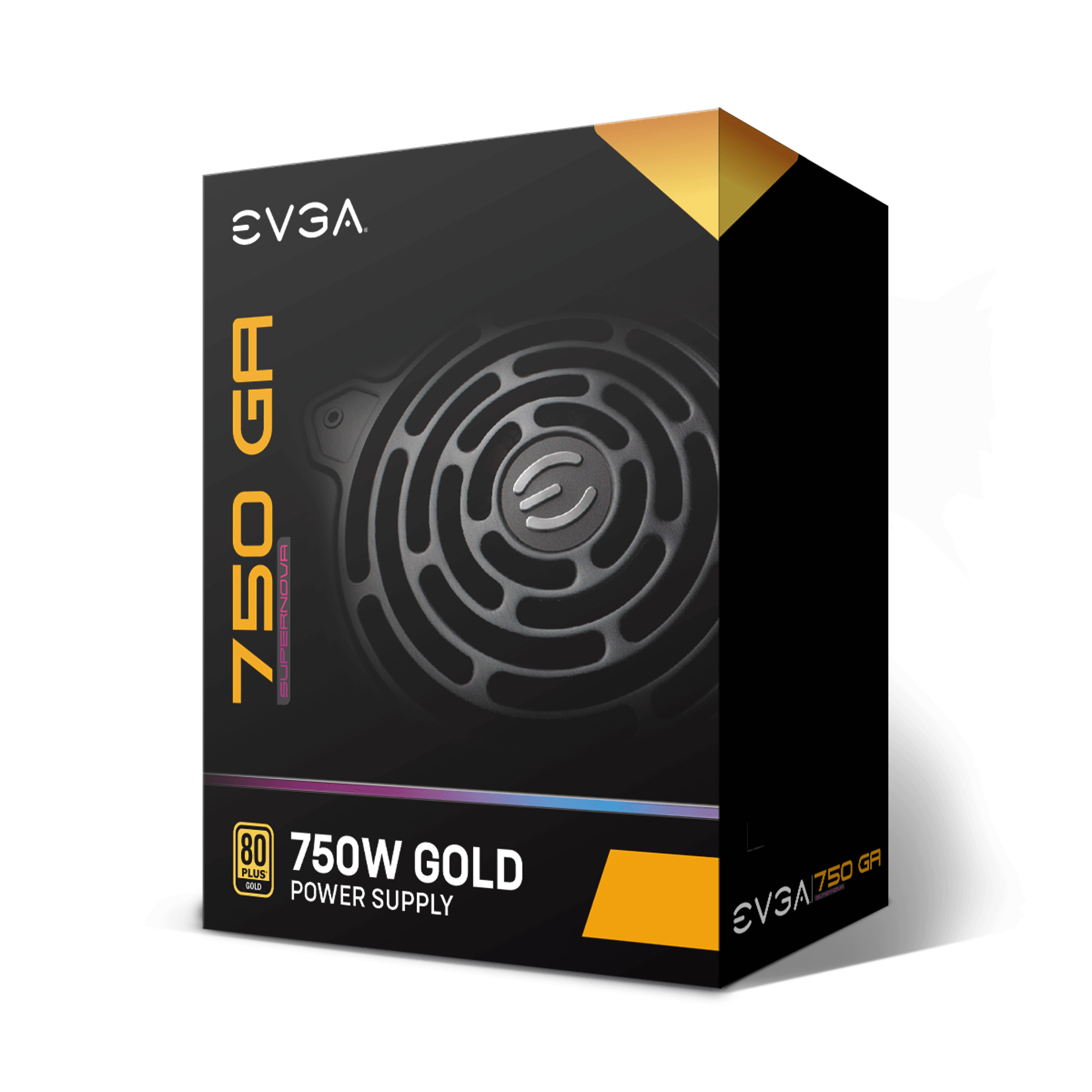 Evga - Alimentation GQ750 750 W 80 Plus Gold EVGA - Alimentation modulaire  - Rue du Commerce