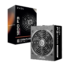 EVGA 220-P3-1200-X1  SuperNOVA 1200 P3, 80 Plus Platinum 1200W, Fully Modular, Eco Mode with FDB Fan, 10 Year Warranty, Includes Power ON Self Tester, Compact 180mm Size, Power Supply 220-P3-1200-X1