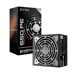 EVGA 220-P6-0650-X1  SuperNOVA 650 P6, 80 Plus Platinum 650W, Fully Modular, Eco Mode with FDB Fan, 10 Year Warranty, Includes Power ON Self Tester, Compact 140mm Size, Power Supply 220-P6-0650-X1