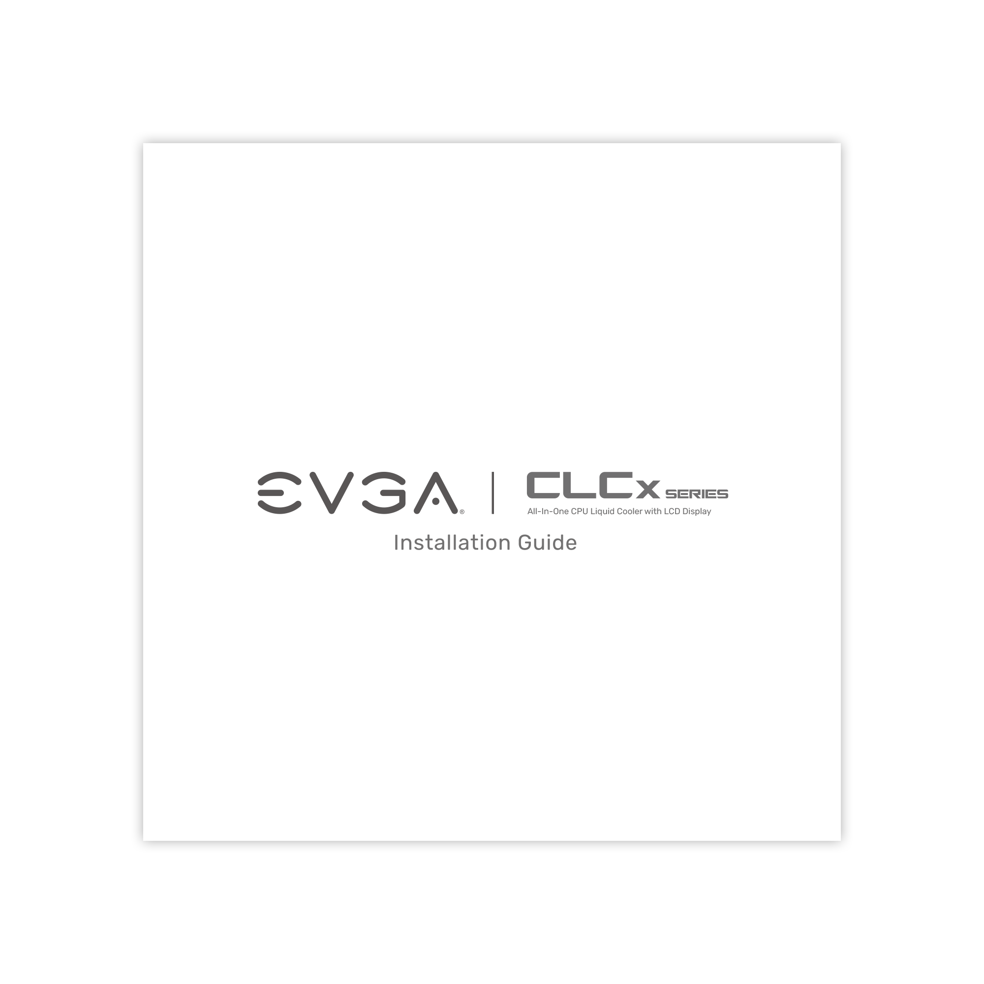 EVGA - Products - EVGA CLCx 240mm All-In-One LCD CPU Liquid Cooler