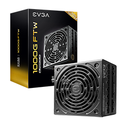 EVGA 535-5G-1000-K1  SuperNOVA 1000G FTW ATX3.0 & PCIE 5, 80 Plus Gold Certified 1000W, 12VHPWR, Fully Modular, ECO MODE with FDB Fan, 100% Japanese Capacitors, Compact 150mm Size, Power Supply 535-5G-1000-K1