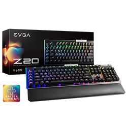 EVGA Z20 RGB Optical Mechanical (Linear Switch) Gaming Keyboard 