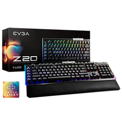 EVGA Z20 RGB Optical Mechanical (Clicky Switch) Gaming Keyboard