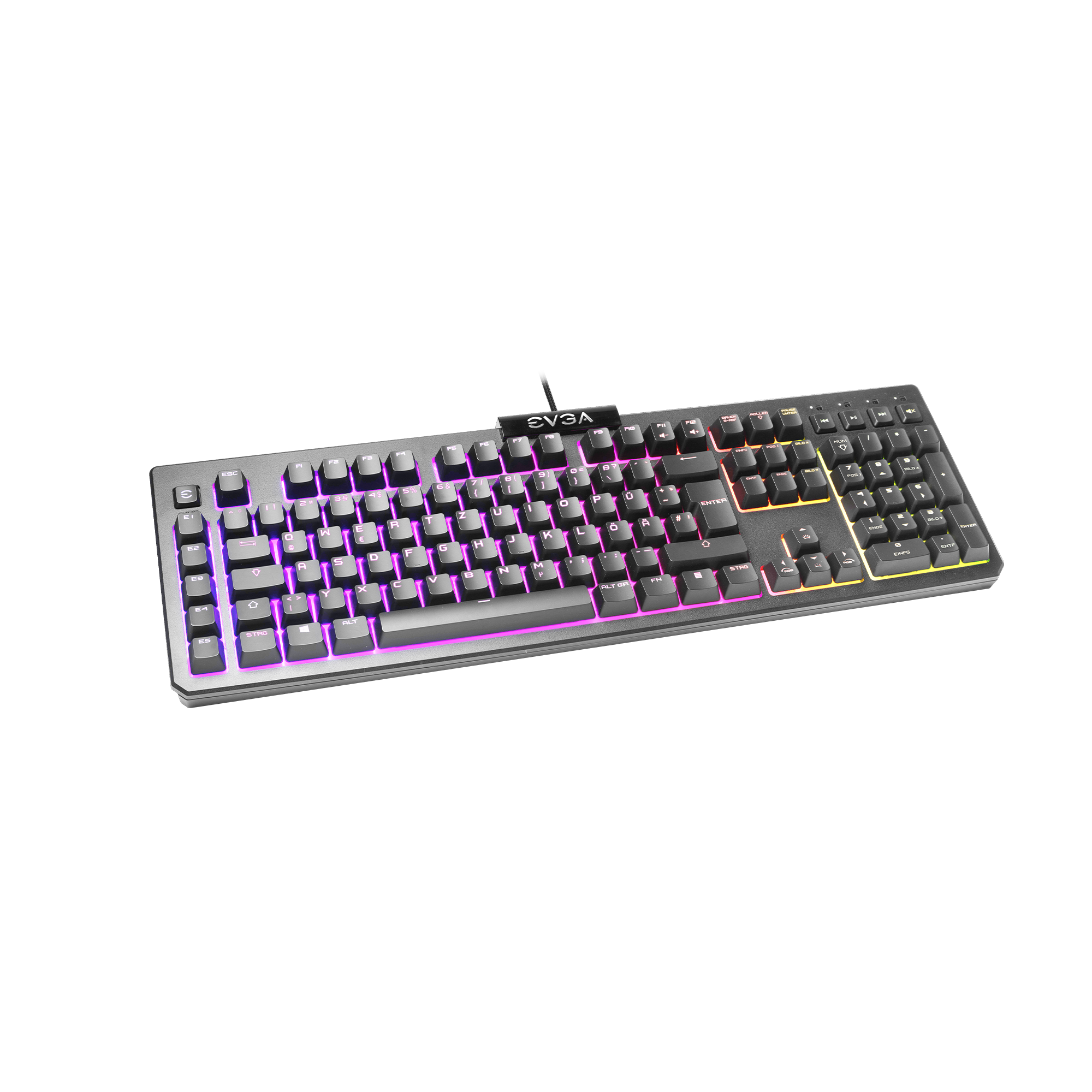 EVGA - EU - Products - EVGA Z12 RGB Gaming Keyboard, RGB Backlit LED, 5 ...