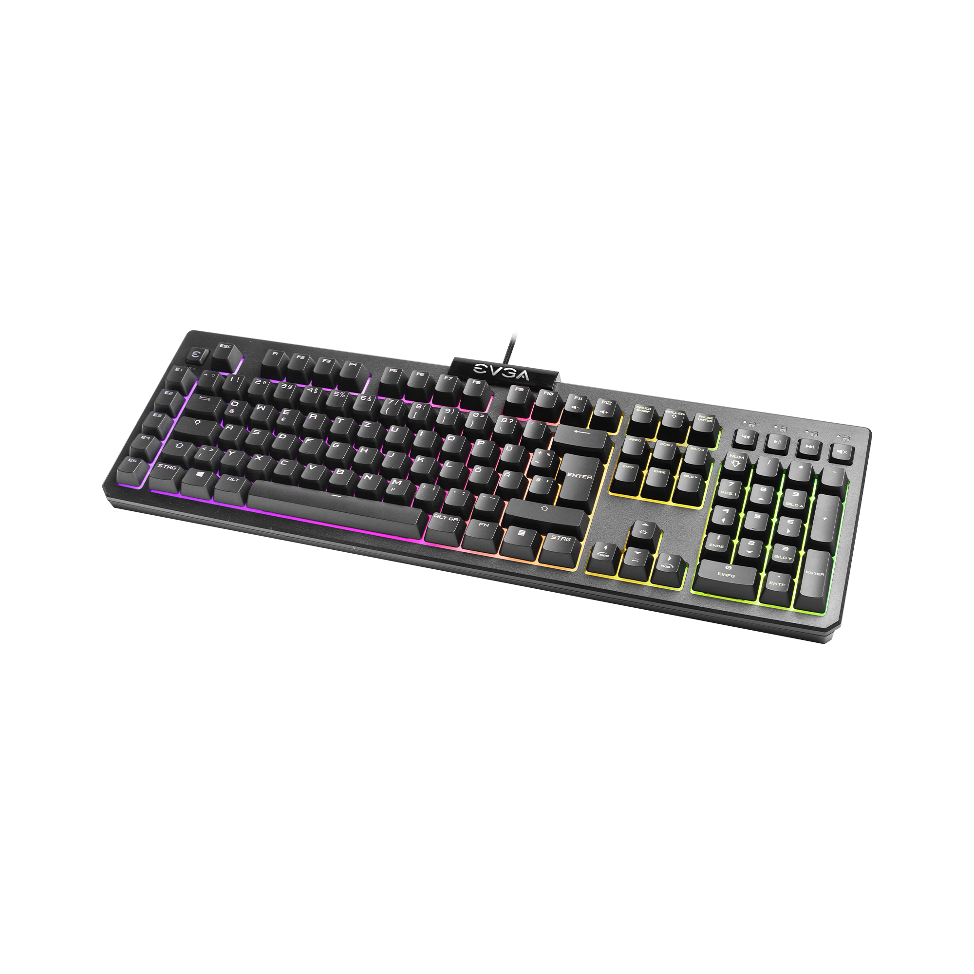 EVGA - EU - Products - EVGA Z12 RGB Gaming Keyboard, RGB Backlit LED, 5 ...