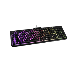 EVGA 834-W0-12US-RX  Z12 RGB Gaming Keyboard, RGB Backlit LED, 5 Programmable Macro Keys, Dedicated Media Keys, Water Resistant, 834-W0-12US-RX