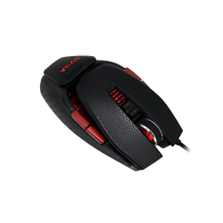 EVGA 901-X1-1102-RX  TORQ X10 Carbon Gaming Mouse, Customizable, 8200 DPI, 5 Profiles, 9 Buttons, Ambidextrous 901-X1-1102-RX