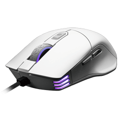 EVGA 905-W1-12WH-RX  X12 Gaming Mouse, 8k, Wired, White, Customizable, Dual Sensor, 16,000 DPI, 5 Profiles, 8 Buttons, Ambidextrous Light Weight, RGB, 905-W1-12WH-RX