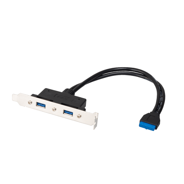 EVGA W001-00-000001 USB 3.0 Header to 2x USB 3.0 Ports Cable