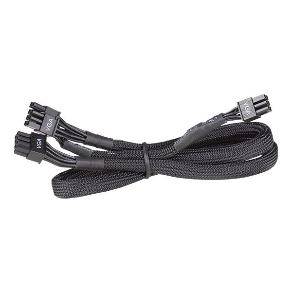 EVGA Câble adaptateur  mâle 8 broches vers double 2x mâle 8 broches pour EVGA 650GQ 