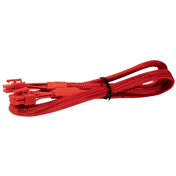 EVGA W001-00-000163  PCIe 8pin (6+2) Cable (Single), RED