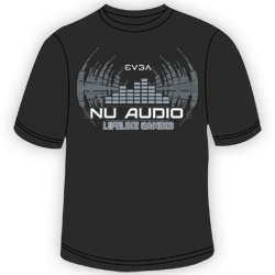 EVGA Z305-00-000232  Audio Bars Shirt (Small) (Soft Cotton)