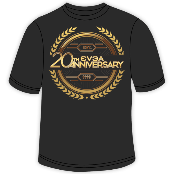 EVGA Z305-00-000240  20th Anniversary T-Shirt (Small)