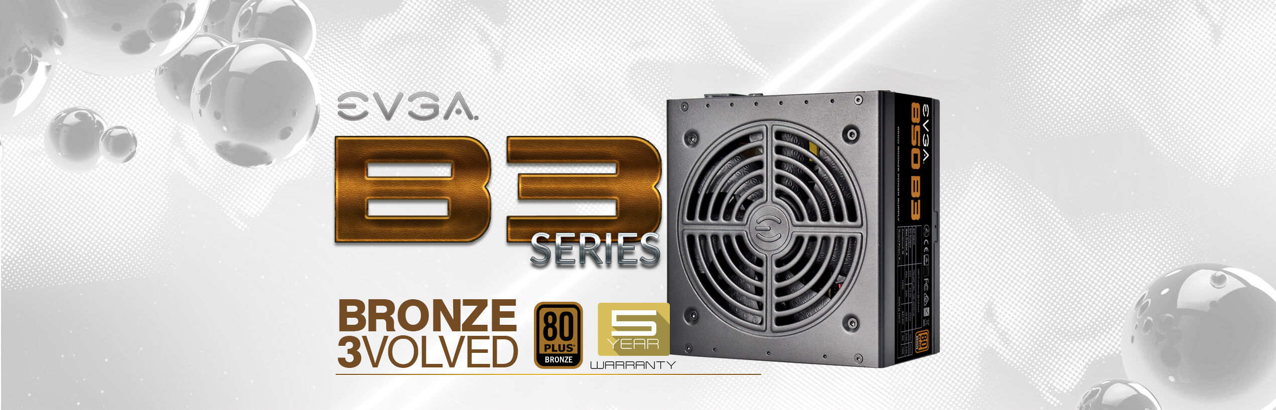 EVGA B3 Series Power Supplies