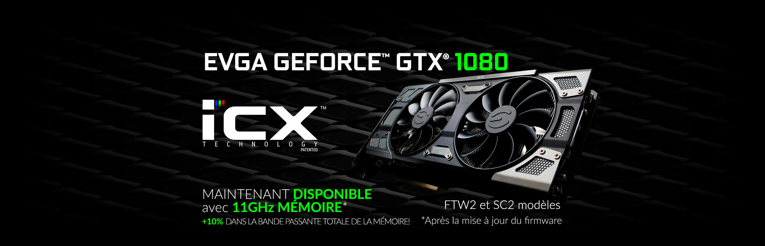 EVGA GeForce GTX 1080 Ti FTW2 and SC2 with 11GHz Memory
